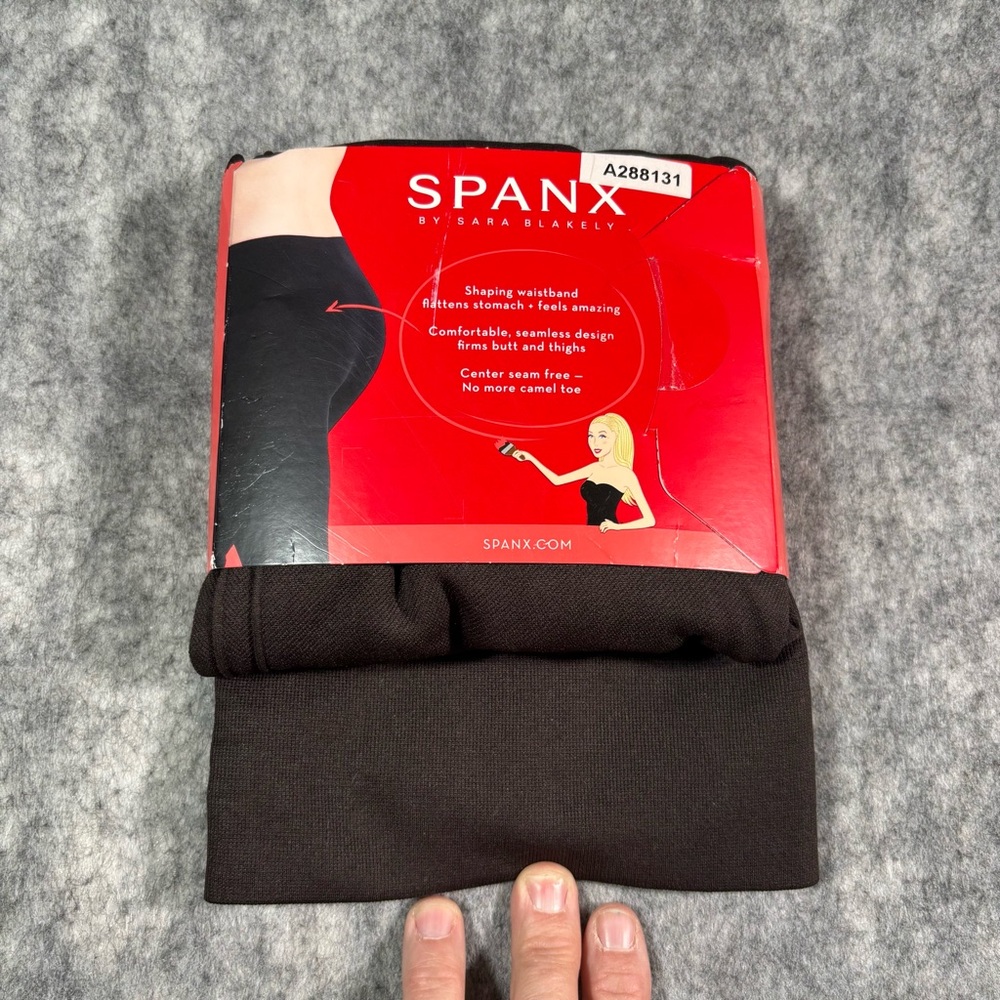 Spanx Womens espresso brown Look At Me Now Leggings New In‎ Package Size XL